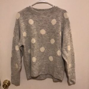 H&M Polk a dot sweater